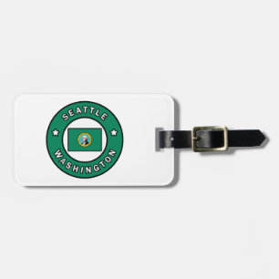 Seattle Washington Luggage Tag