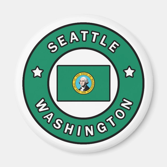 Seattle Washington Magnet (Front)