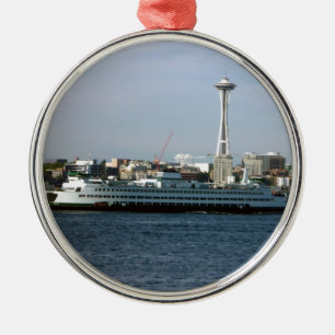 Seattle Washington Metal Tree Decoration
