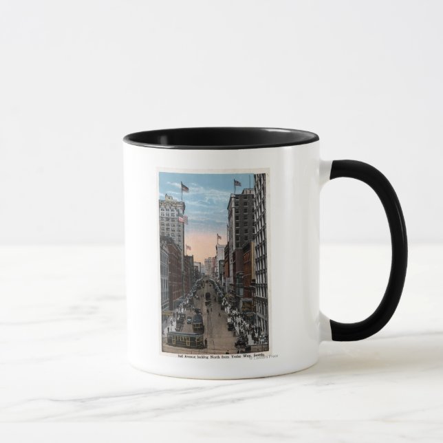 Seattle, Washington - North View of 2nd Mug (Right)