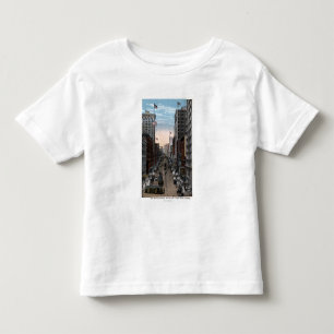 Seattle, Washington - North View of 2nd Toddler T-Shirt