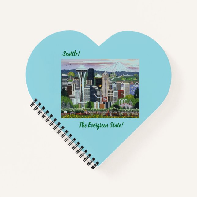 Seattle Washington Notebook (Front)