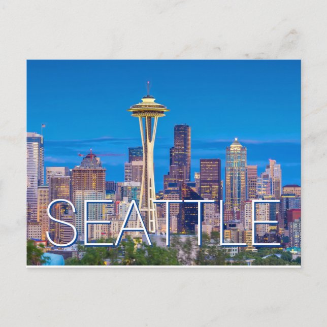 Seattle Washington Postcard (Front)