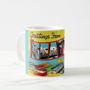 Seattle Washington Postcard Coffee Mug