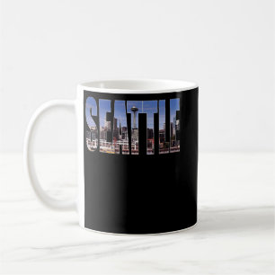 Seattle Washington Skyline Gift Keepsake Souvenir  Coffee Mug