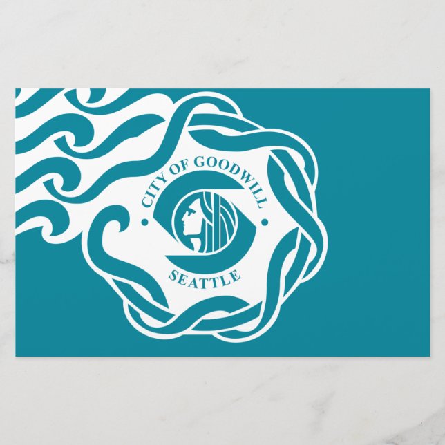Seattle (Washington State) Flag Stationery