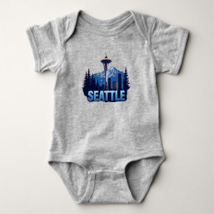 Seattle Washington United States of America Baby Bodysuit