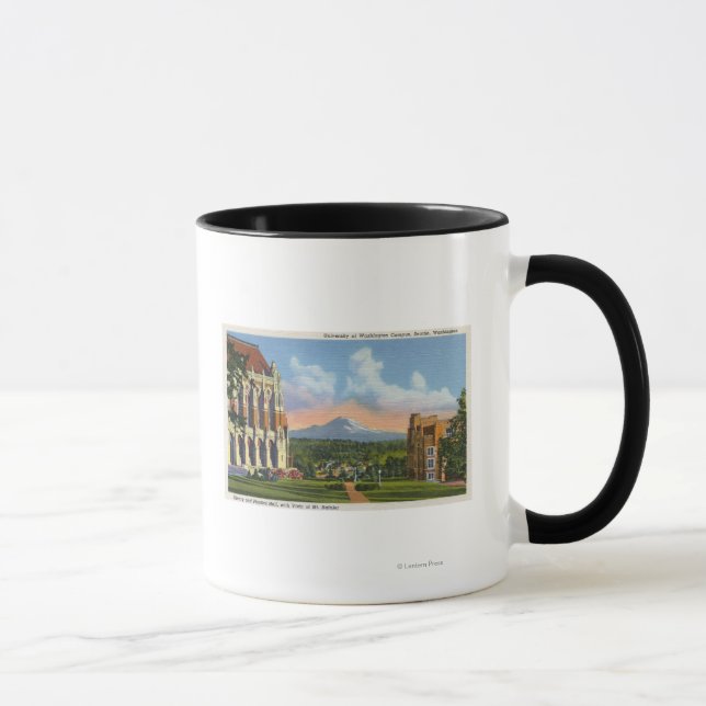 Seattle, Washington - University of Washington Mug (Right)