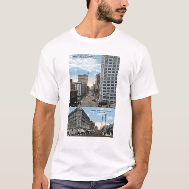Seattle, Washington - View of 2nd T-Shirt (Front)