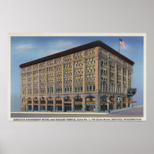 Seattle, Washington - View of Senator Apt Poster