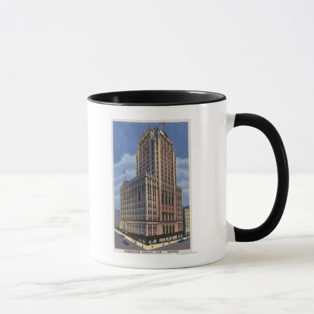 Seattle, Washington - View of Washington Mug (Right)