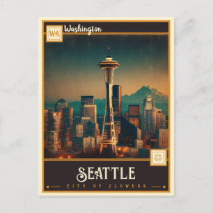 Seattle, Washington Vintage Postcard