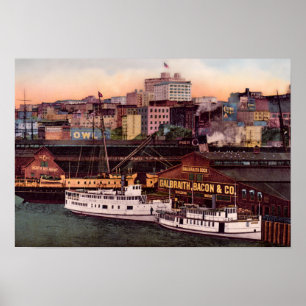 Seattle Washington Waterfront Poster