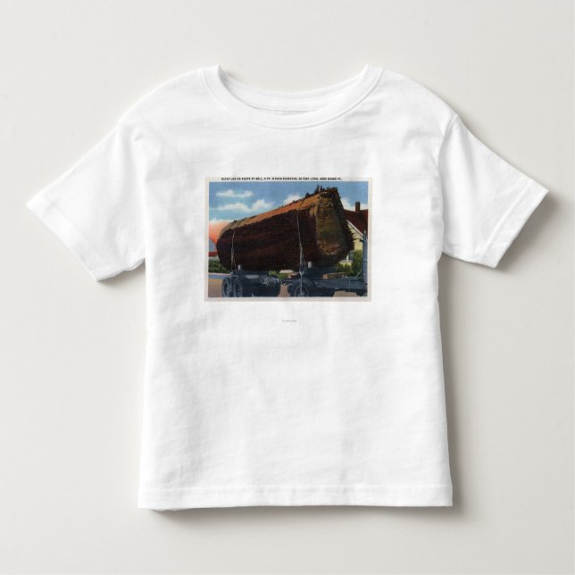 Seattle, WashingtonGiant Log en route to Mill Toddler T-Shirt (Front)