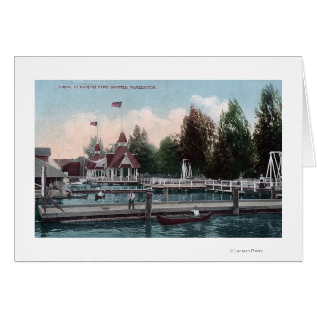 Seattle, WashingtonMadison Park Scene (Front Horizontal)
