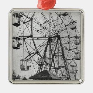 Seattle, WashingtonYukon-Pacific Expo Ferris Metal Ornament
