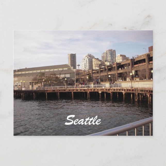 Seattle Waterfront 2009, Seattle Postcard (Front)