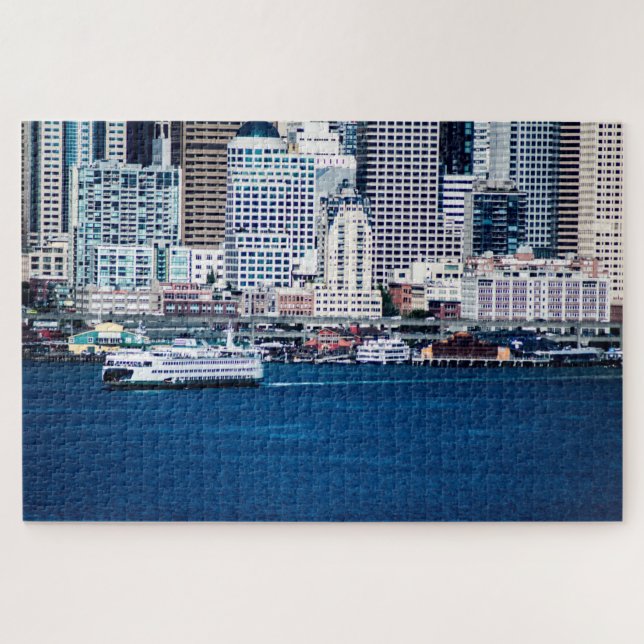 Seattle Waterfront - Extra Large Jigsaw Puzzle (Horizontal)