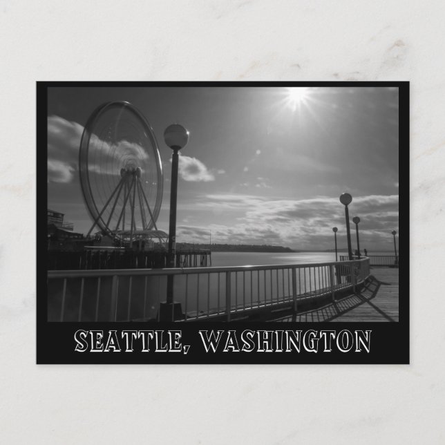 Seattle waterfront postcard (Front)