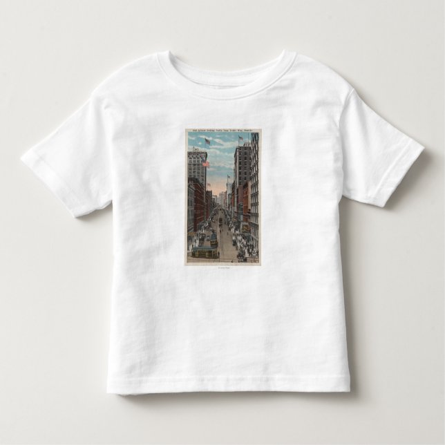 Seattle, WAView of 2nd Ave from Yesler Toddler T-Shirt (Front)