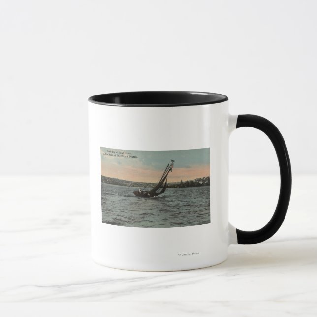 Seattle, WAYachting on Lake Union Mug (Right)