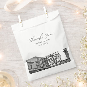 Seattle Wedding Favour Pikes Place Photo Thank You Bag