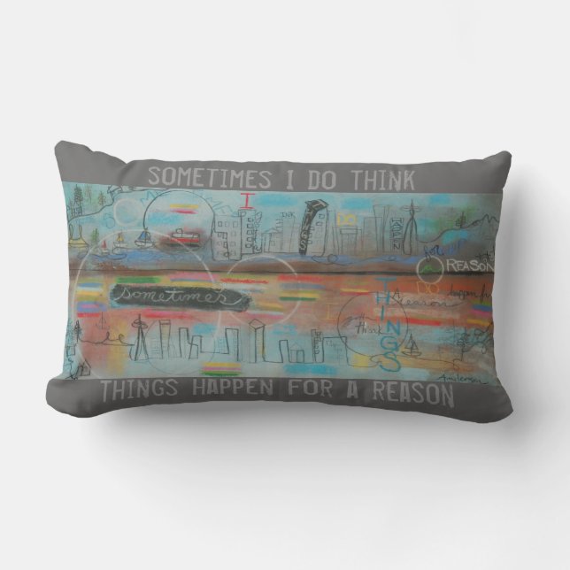 Seattle Wedding Pillow (Front)