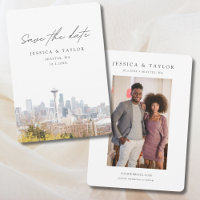 Seattle Wedding Save the Date 