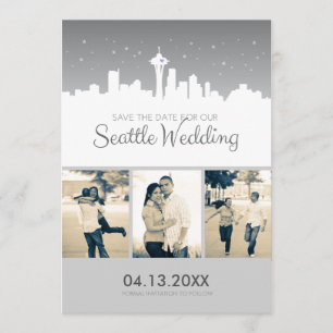 Seattle Wedding Save-the-date Save The Date