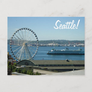 Seattle Wheel & Ferry Postcard