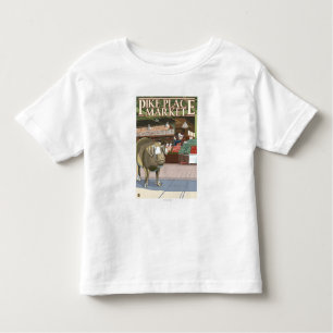 SeattleFish Toss and Bronze Pig at Pike Place Toddler T-Shirt