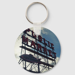 Seattle's Pike Place Market Key Ring