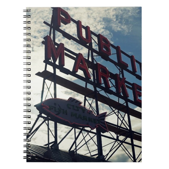 Seattle's Pike Place Market Notebook (Front)