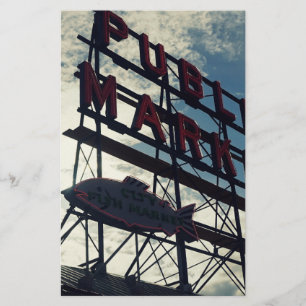 Seattle's Pike Place Market Stationery