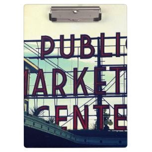 Seattles Pikes Place Market Clipboard