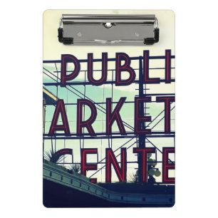 Seattles Pikes Place Market Mini Clipboard