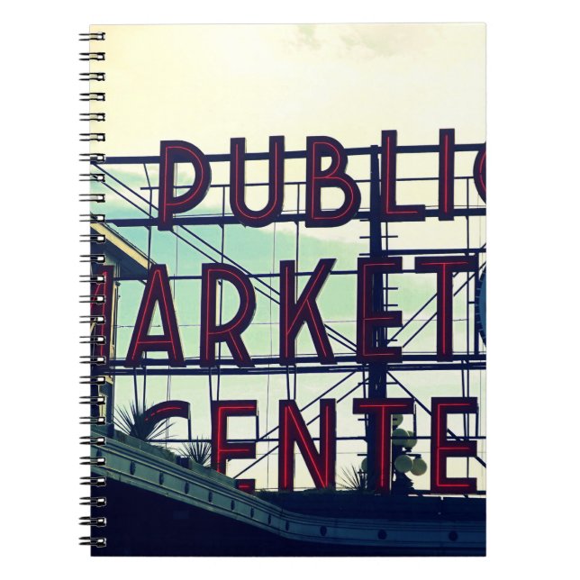 Seattles Pikes Place Market Notebook (Front)