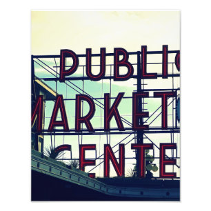 Seattles Pikes Place Market Photo Print