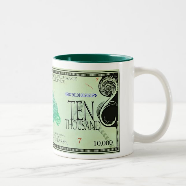 SeaTurtle-Ecodollars Two-Tone Coffee Mug (Right)