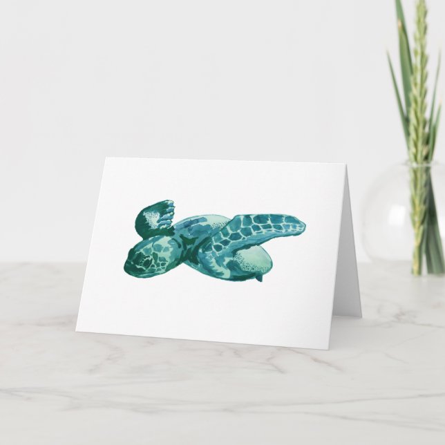 Seaturtle Painting Art Card (Front)