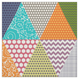 Seaview Beauty triangles Fabric