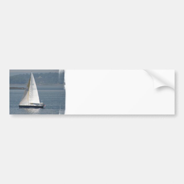 Seaward Sailboat Bumper Stickers (Front)