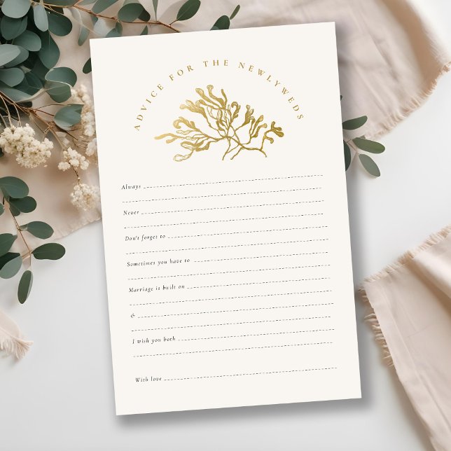 Seaweed Advice For Newlyweds Bridal Shower Game (Creator Uploaded)