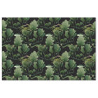 Seaweed and Fish on Black Decoupage