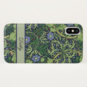 Seaweed art nouveau design by William Morris Case-Mate iPhone Case (Back (Horizontal))