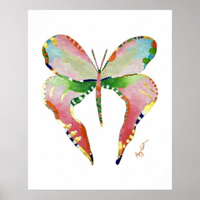 Seaweed Butterfly Print (Front)