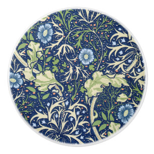 Seaweed (by William Morris) Ceramic Knob