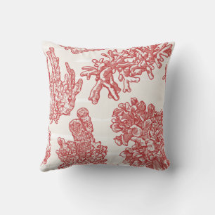 Seaweed Delicate Pattern Cushion