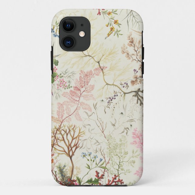Seaweed design for silk material (w/c on paper) Case-Mate iPhone case (Back)