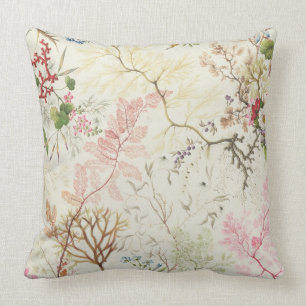 Seaweed design for silk material (w/c on paper) cushion